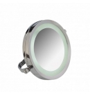 Дзеркало Аксентія косметичне зі збільшенням 3: 1 настільне з рухомою підставкою, з LED підсвіткою з хромований сталі. Розмір дзеркала: D 15 см. Упаков