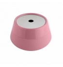 Склянка для ванної кімнати Аксентія Nevada рожева, кераміка D 13 см H 8 см
