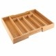 Сушка для столових приборів бамбук 5 -7 відділень 31-48,5x5,5x37 см